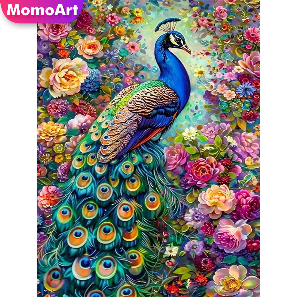 Photo Mosaic Print - Momoart chat diamant peinture Animal coloré
