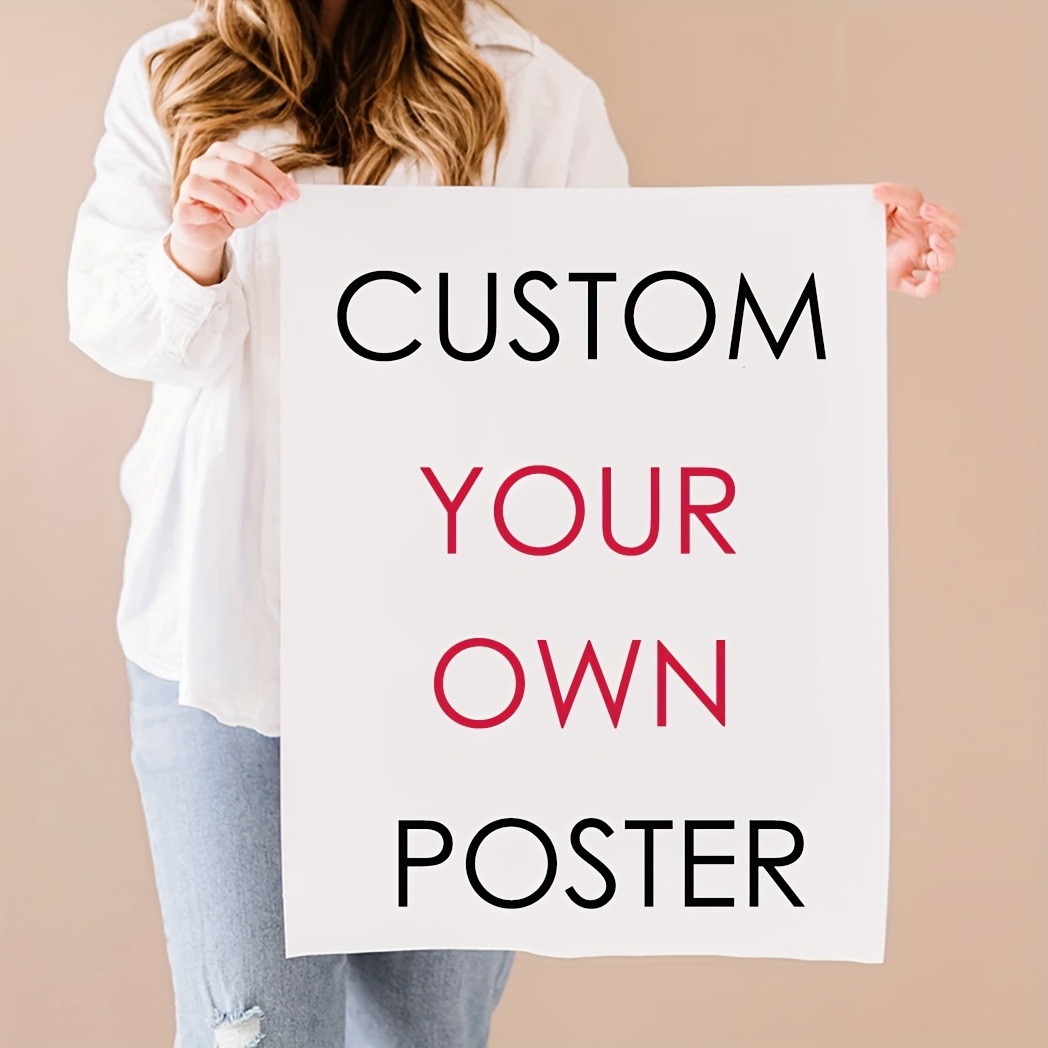 Custom Map Poster - Peinture sur toile personnalisée à partir