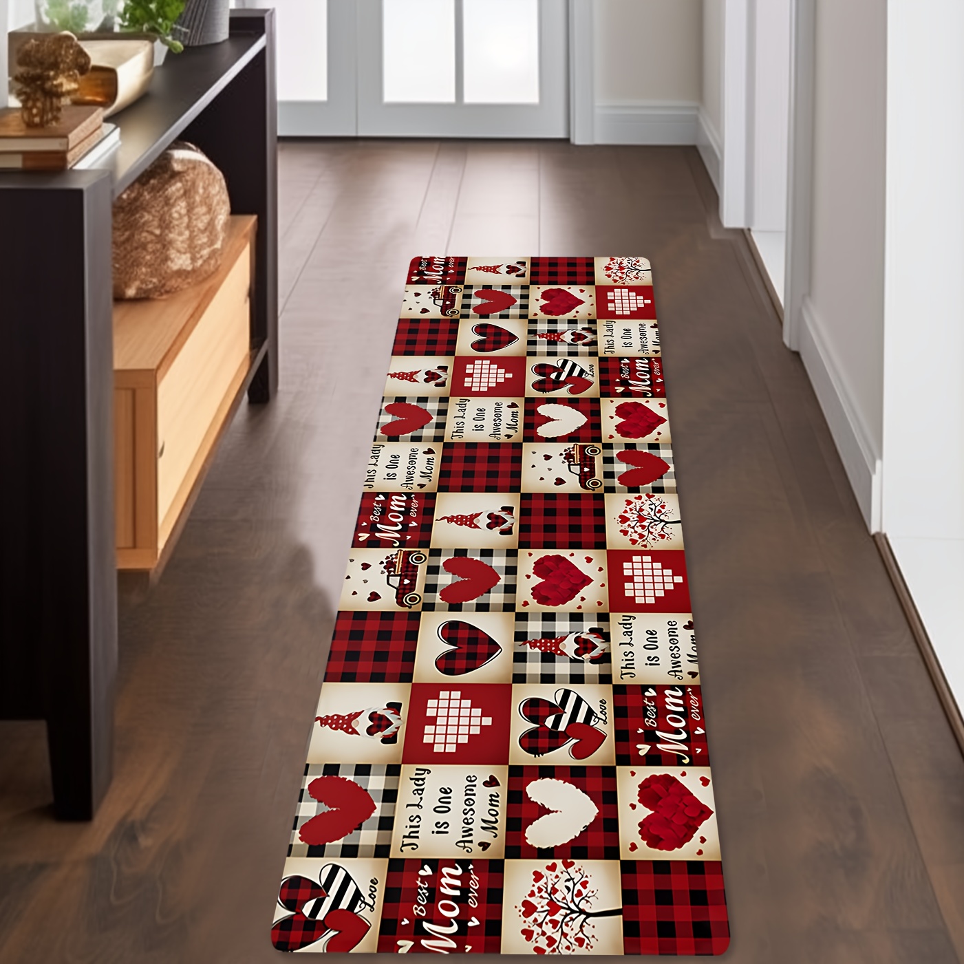 Family Tree Print - Tapis de couloir long imprimé motif