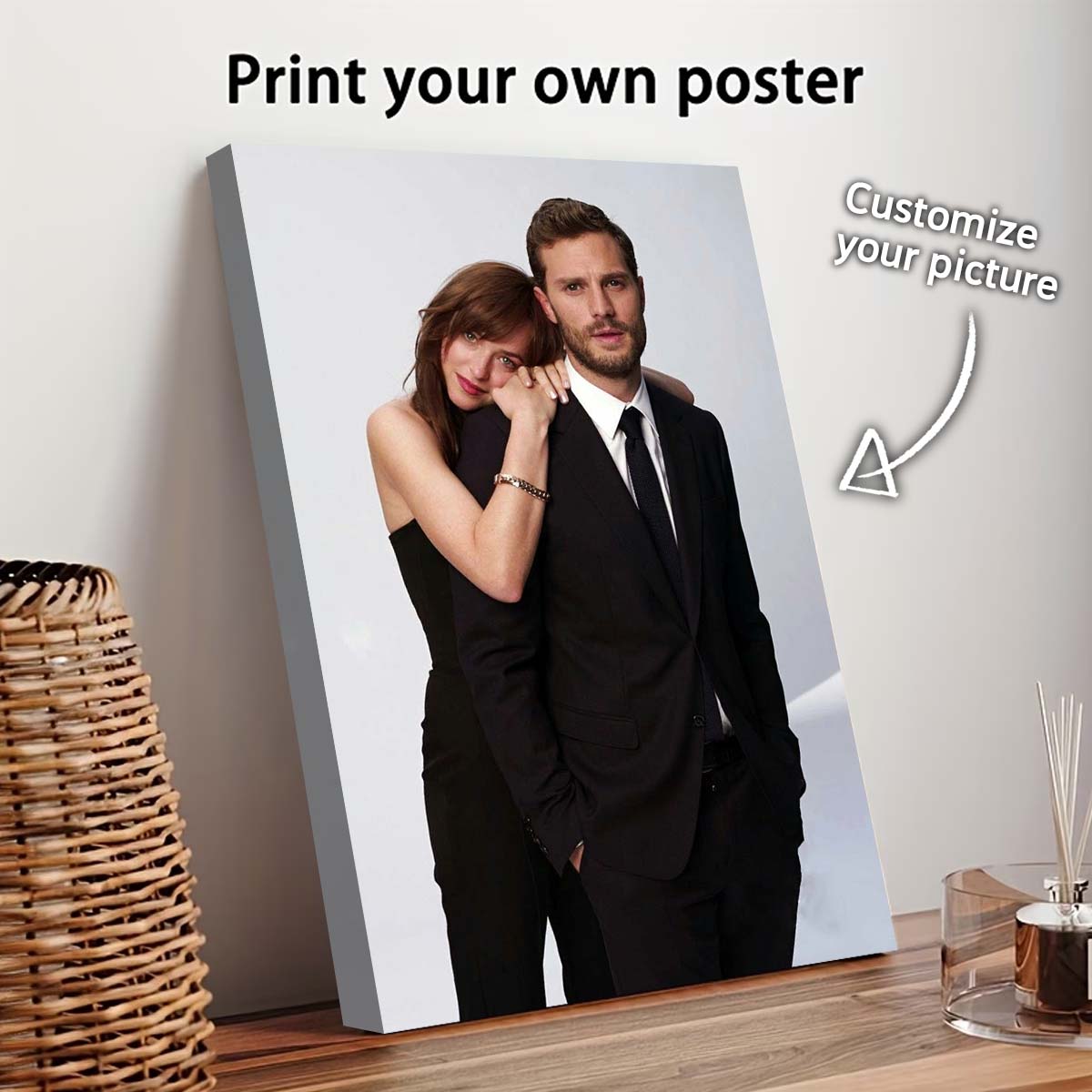 Custom Map Poster - Peinture sur toile personnalisée à partir