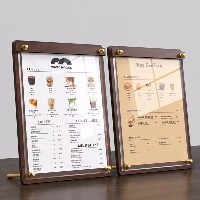 Custom Map Poster - Support de menu personnalisé en acrylique