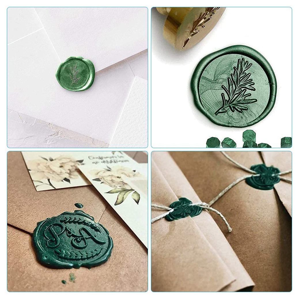 Wax Seal Letter Kit - Perles de cire à cacheter AT84,