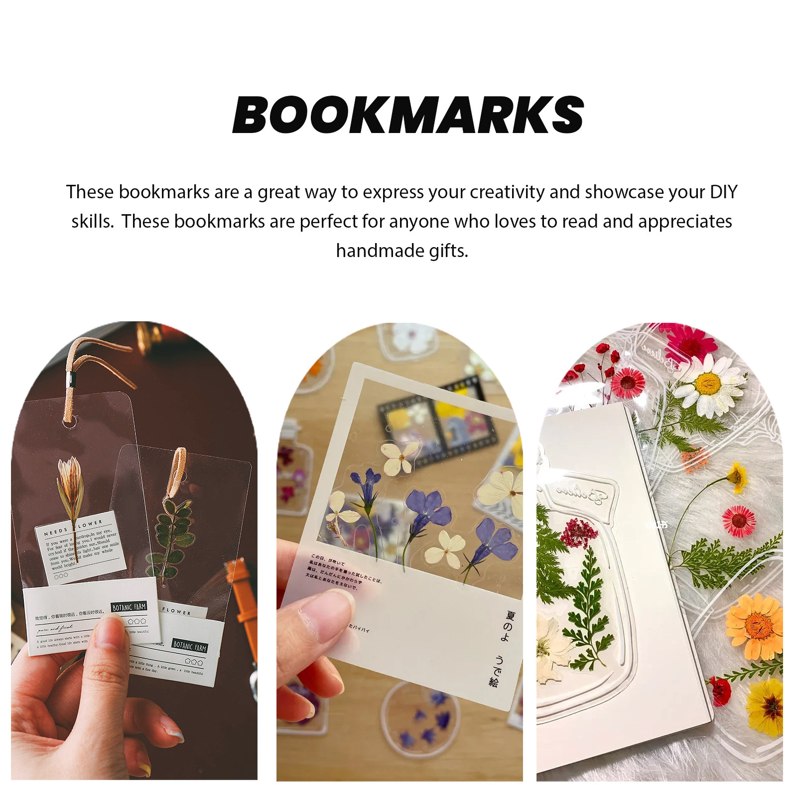 Marque-pages pour lecteurs, br - Dried Flower Bookmark avis et prix