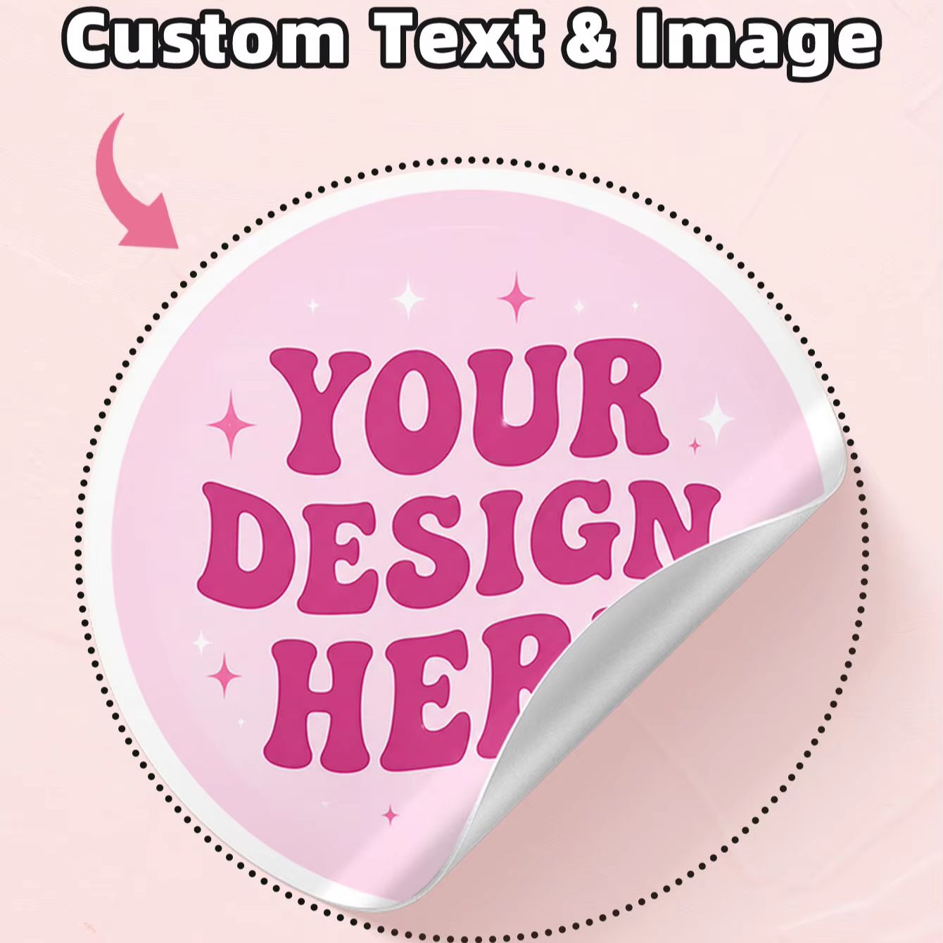 Autocollants ronds personnalis - Personalised Candle Label avis et prix