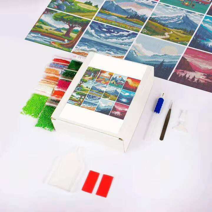 AZQSD 12 pièces diamant peintu - Photo Mosaic Print avis et prix