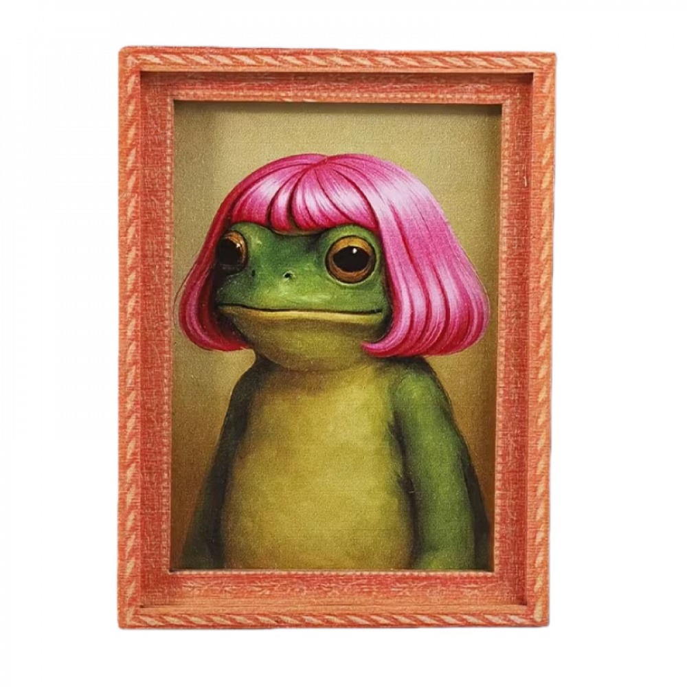 Aimants de réfrigérateur impri - Engraved Wood Frame avis et prix