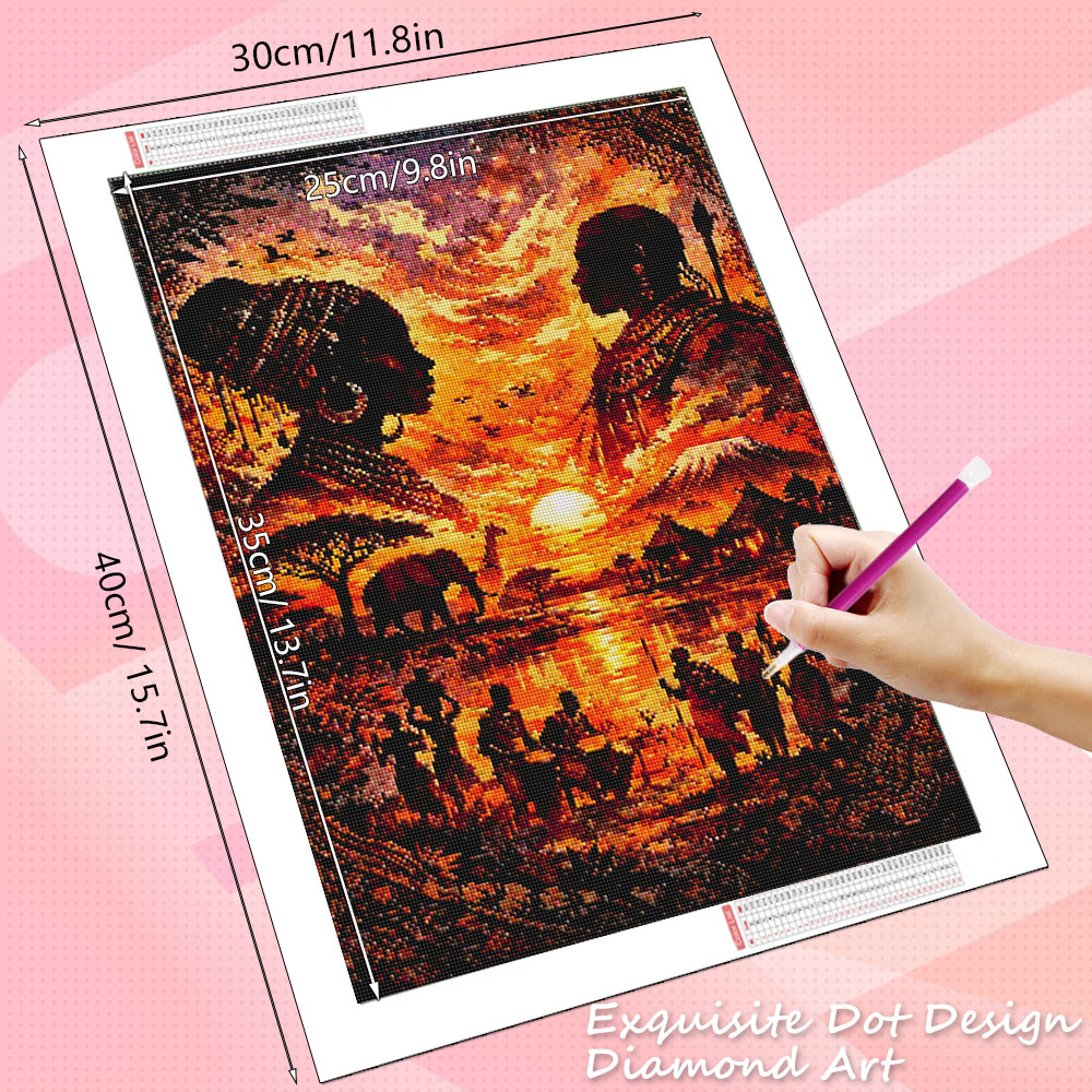 HUACAN Mosaïque Diamant Nouvea - Photo Mosaic Print avis et prix