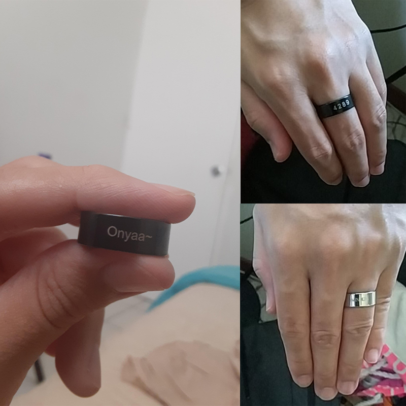 Bague personnalisée en acier i - Initial Ring Custom avis et prix