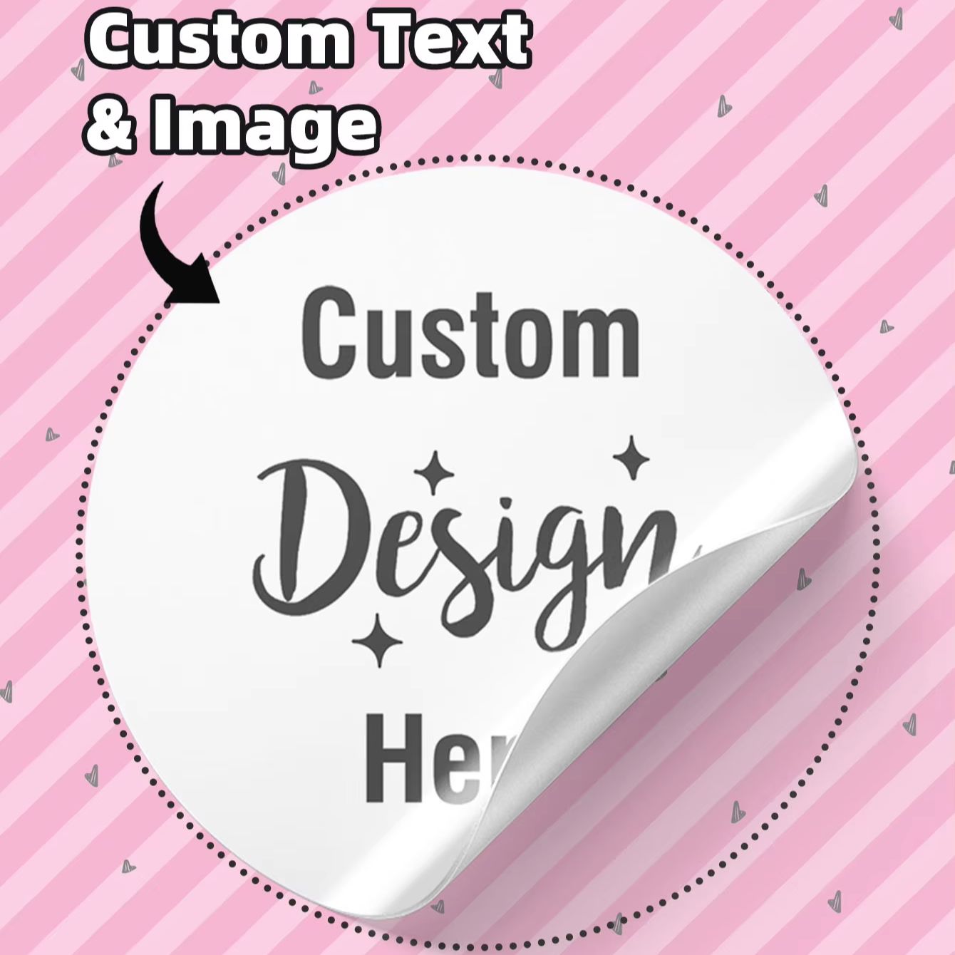 Autocollants ronds personnalis - Personalised Candle Label avis et prix
