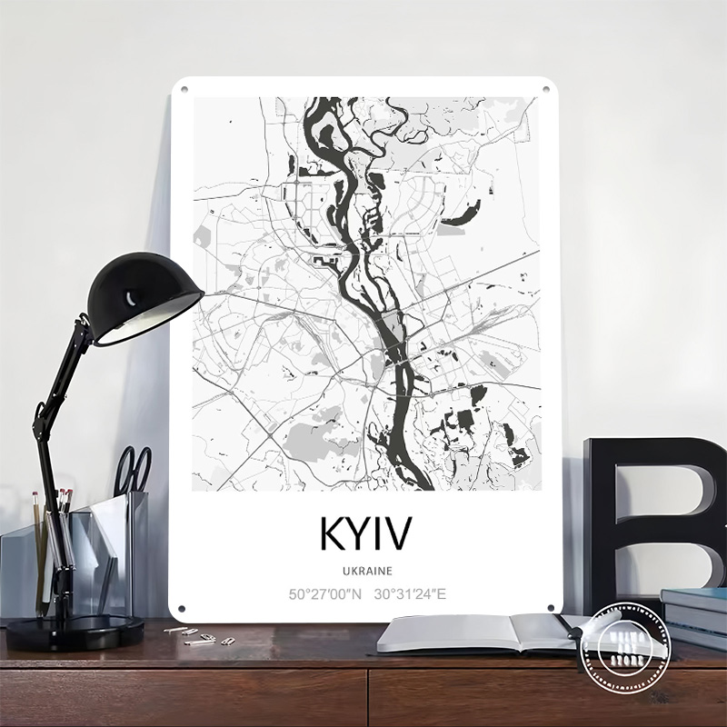 Affiche imprimée Carte de la v - Custom Map Poster avis et prix