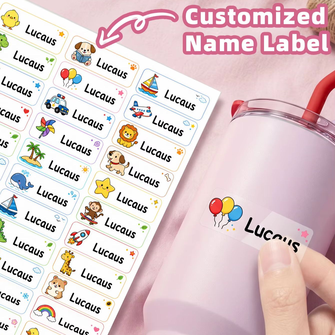 Autocollants personnalisés ave - Personalised Candle Label avis et prix