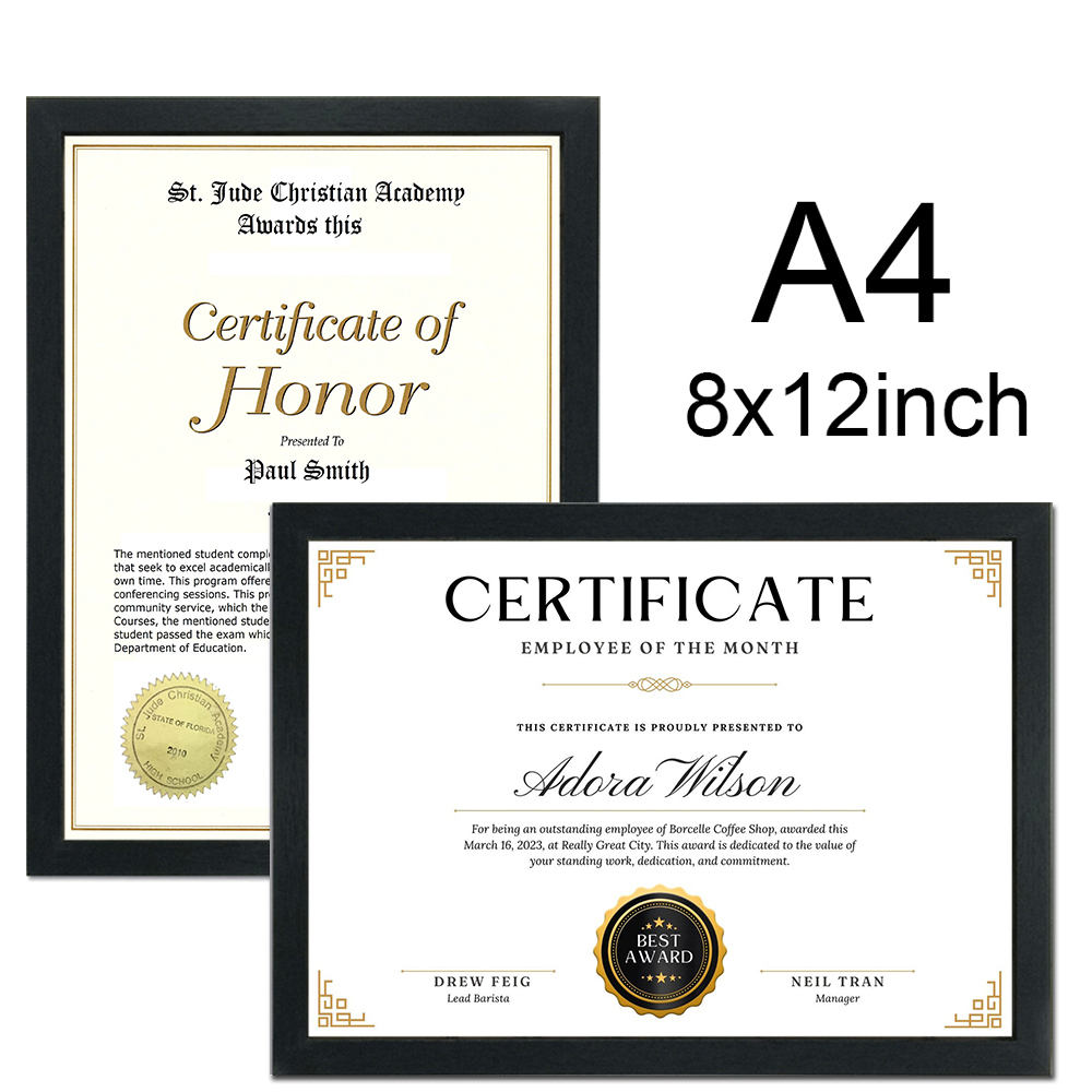 1/2/3 pièces cadre Photo en bo - Engraved Wood Frame avis et prix