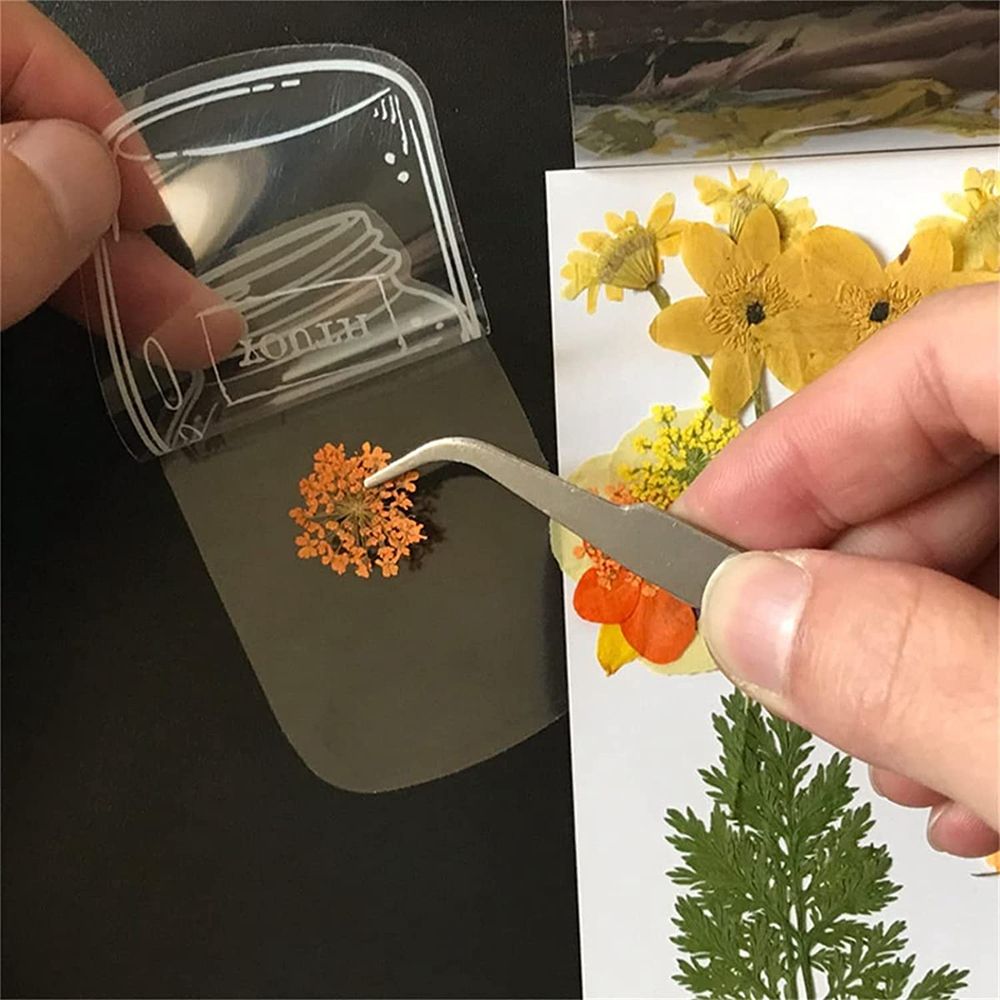 Marque-page floral transparent - Dried Flower Bookmark avis et prix