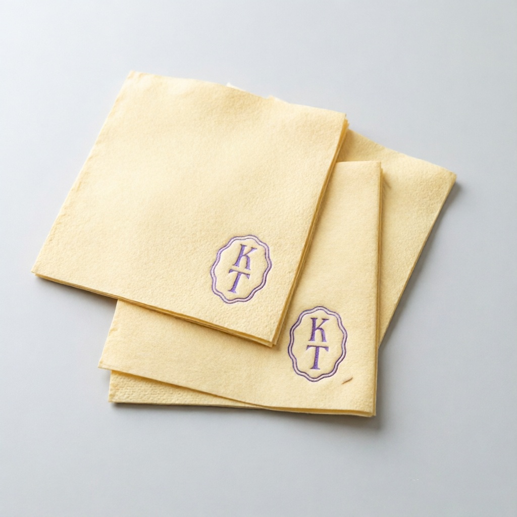 50 serviettes de cocktail pers - Initial Ring Custom avis et prix